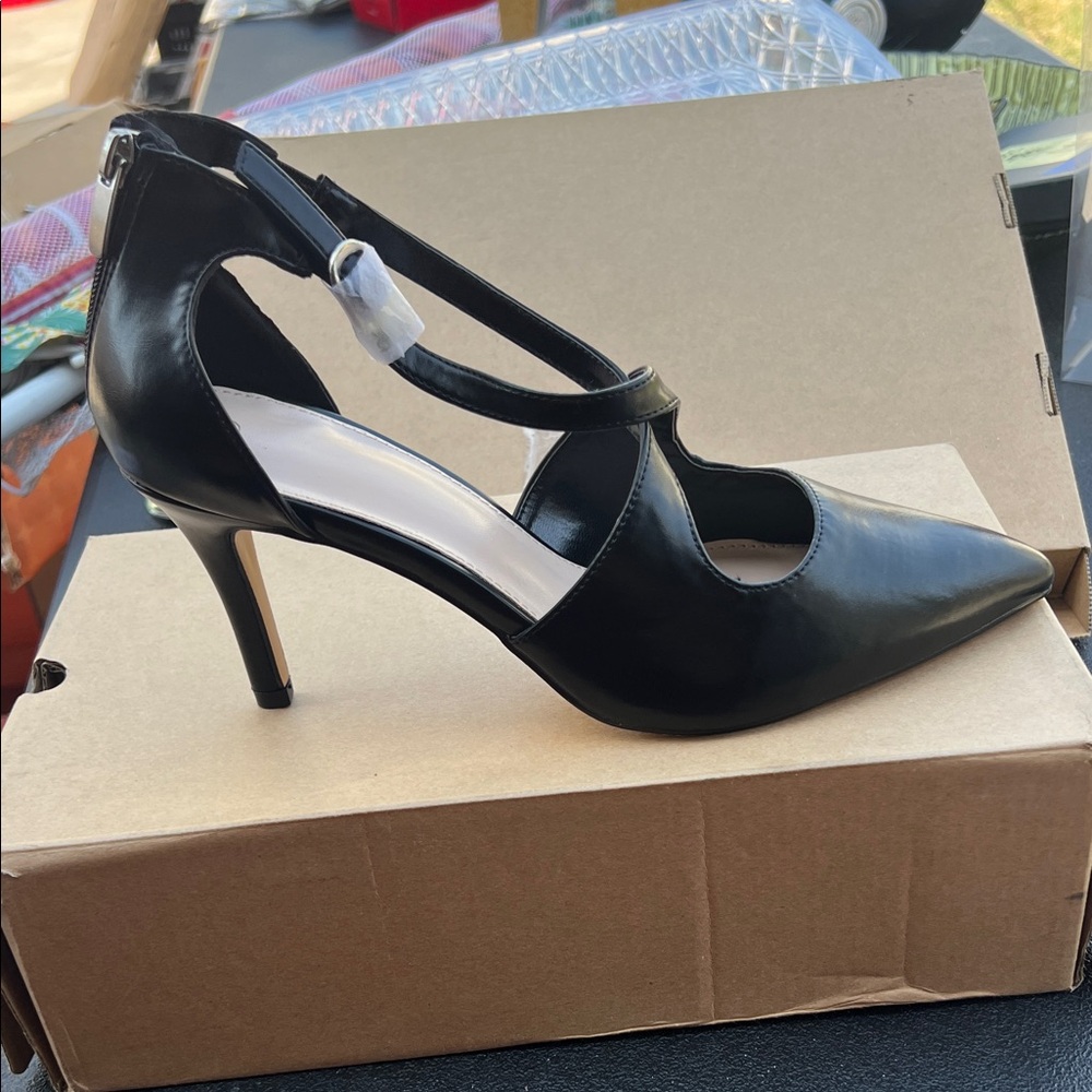 Elegant Black Stiletto Heels